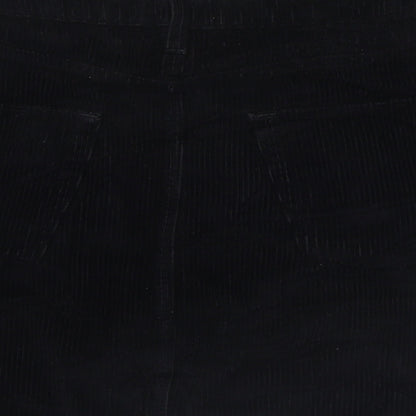 BDG Womens Blue  Velvet Straight & Pencil Skirt Size L