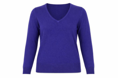 F&F Womens Blue  Knit Pullover Jumper Size 14