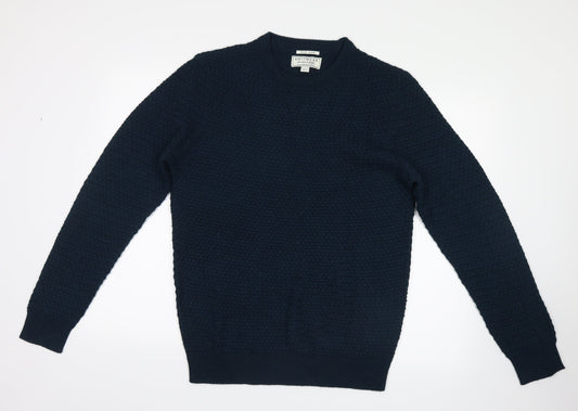 F&F Mens Blue  Knit Pullover Jumper Size M