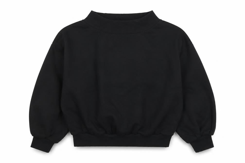 Womens UK Size 10 Boohoo Black Pullover Sweatshirt