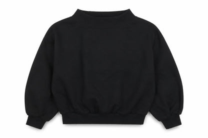 Womens UK Size 10 Boohoo Black Pullover Sweatshirt