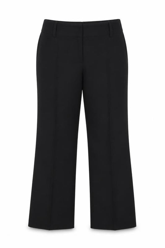 Womens UK Size 14 Papaya Regular Fit  Black Trousers