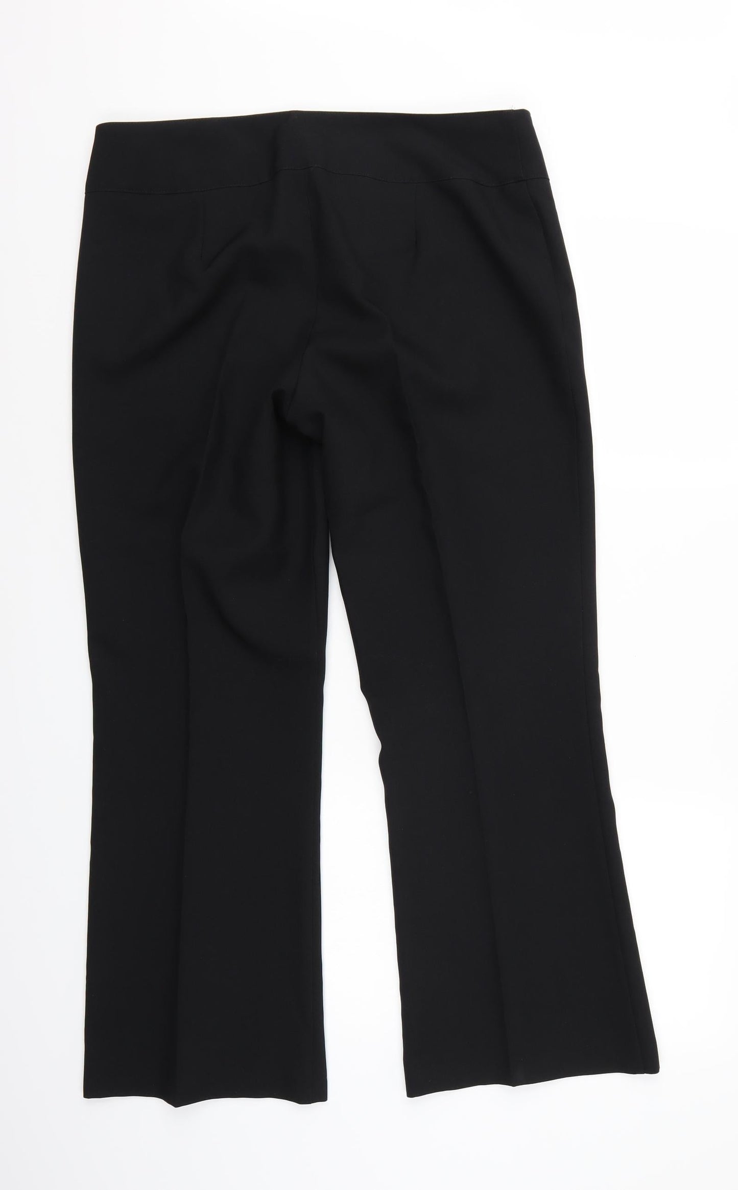 Womens UK Size 14 Papaya Regular Fit  Black Trousers