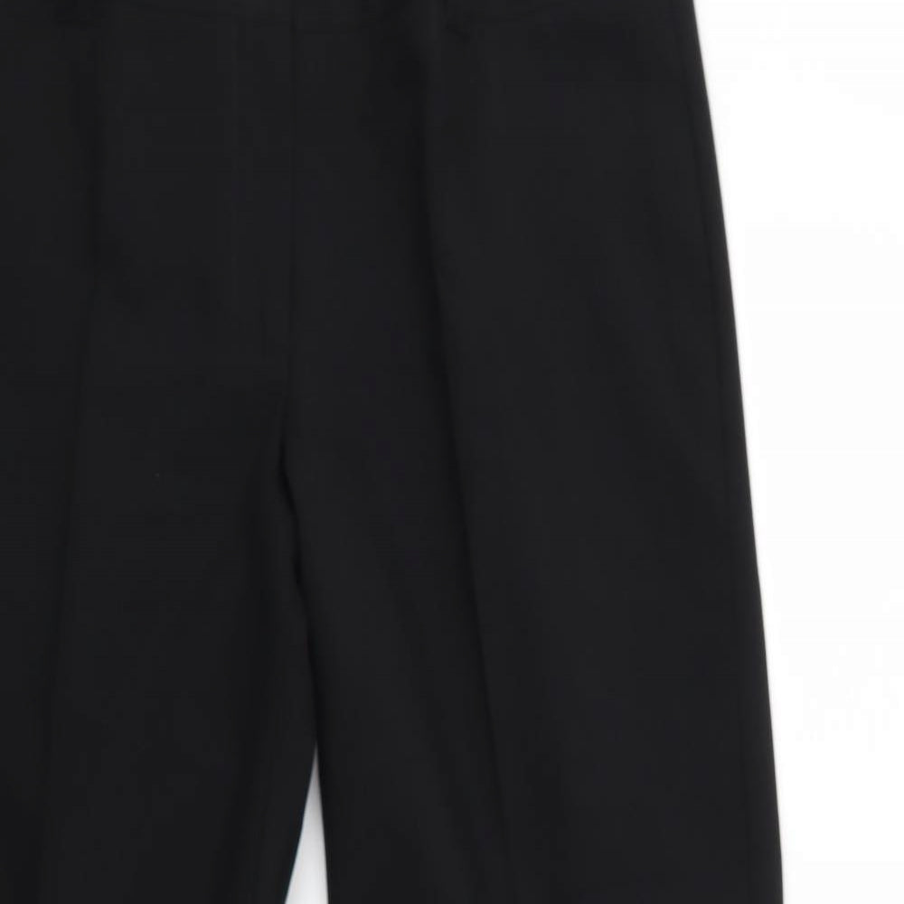 Womens UK Size 14 Papaya Regular Fit  Black Trousers