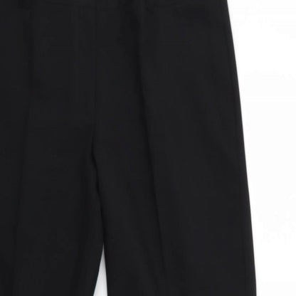 Womens UK Size 14 Papaya Regular Fit  Black Trousers