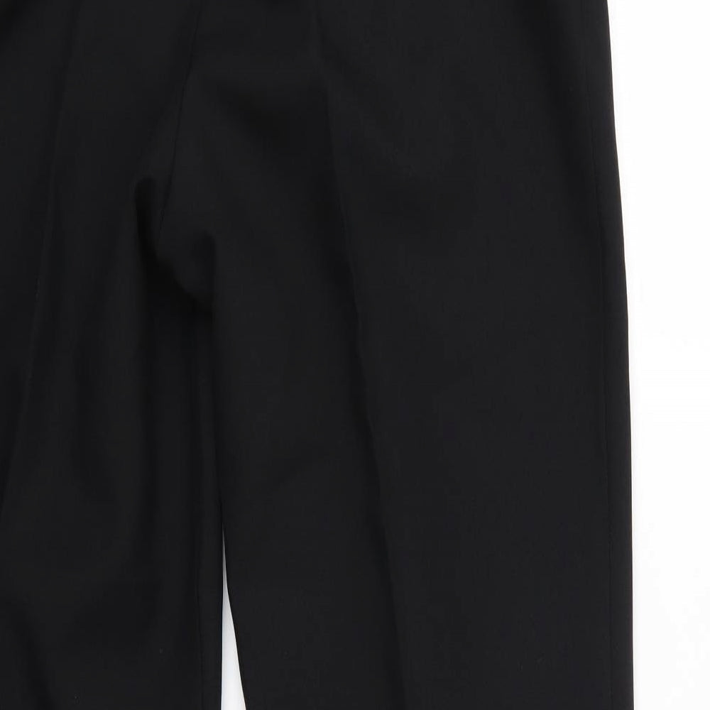 Womens UK Size 14 Papaya Regular Fit  Black Trousers