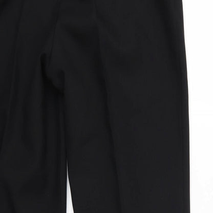 Womens UK Size 14 Papaya Regular Fit  Black Trousers