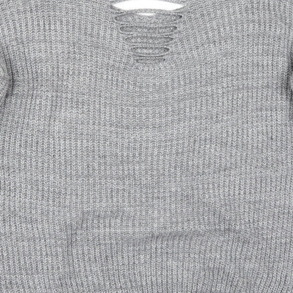Cameo Rose Womens Grey Pullover Jumper Size M