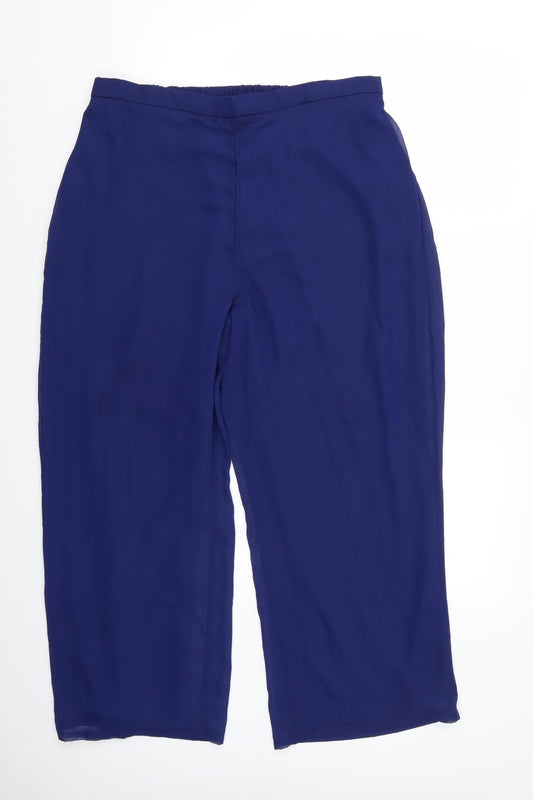 Nightingales Womens Blue   Trousers  Size 18 L27 in