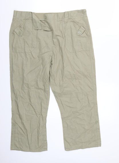 Womens UK Size 18 Arista Regular Fit  Beige Trousers