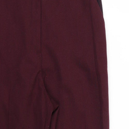 Womens UK Size 10 Marks and Spencer Regular Fit  Purple Trousers