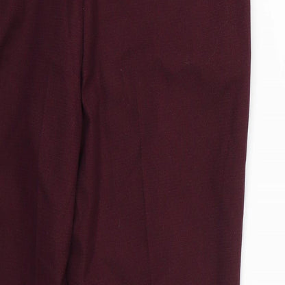 Womens UK Size 10 Marks and Spencer Regular Fit  Purple Trousers