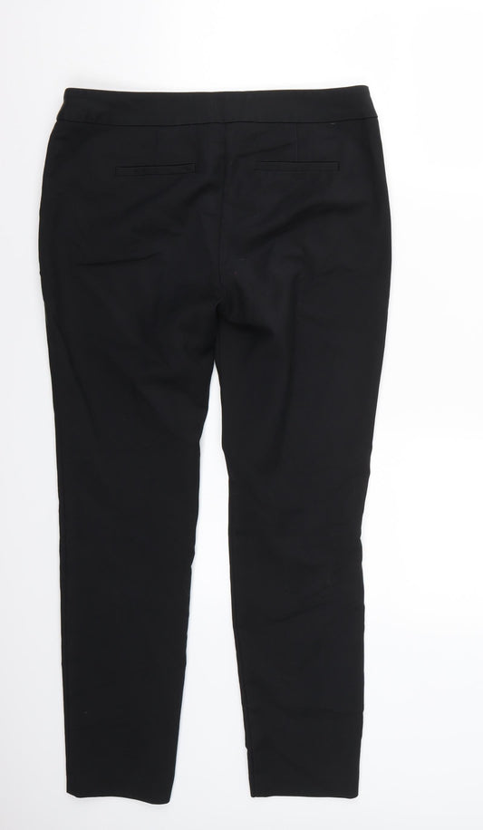 NEXT Womens Black   Trousers  Size 10 L28 in