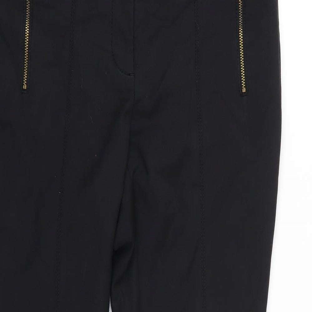 Womens UK Size 10 NEXT Regular Fit  Black Trousers