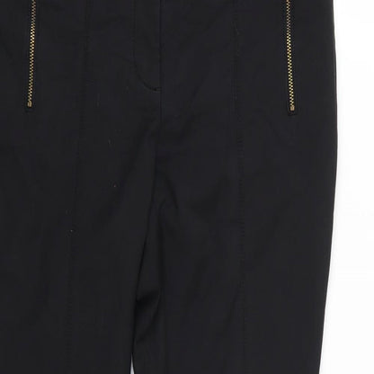 Womens UK Size 10 NEXT Regular Fit  Black Trousers