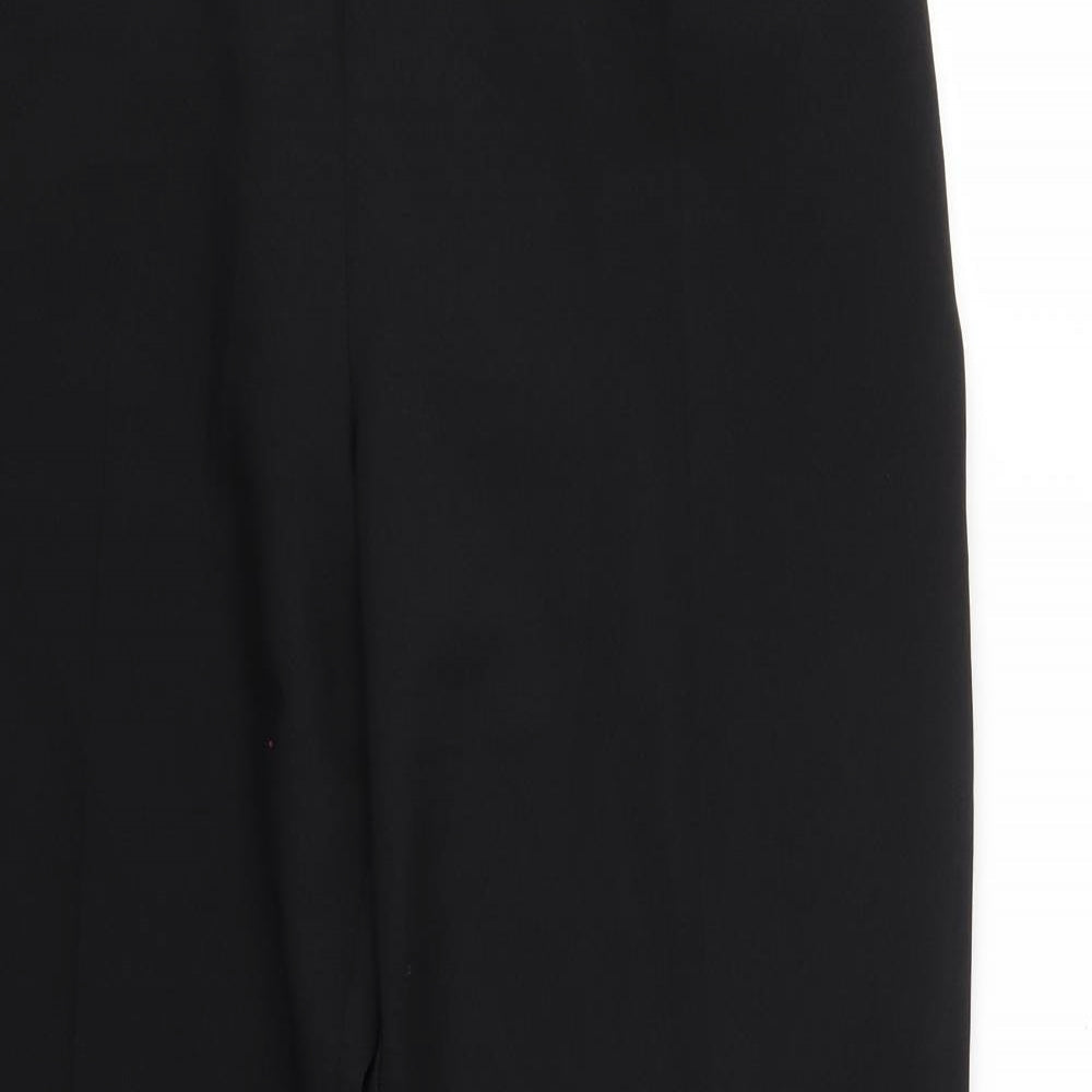 Womens UK Size 16 BHS Regular Fit  Black Trousers