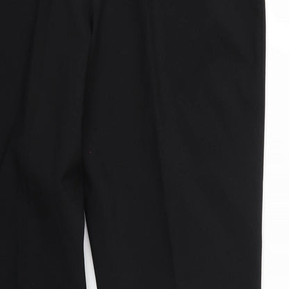 Womens UK Size 16 BHS Regular Fit  Black Trousers