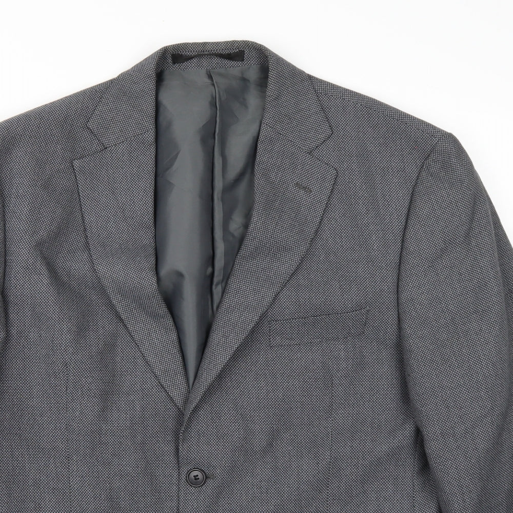 Mens UK Size 42 Marks and Spencer Regular Grey Suit Jacket