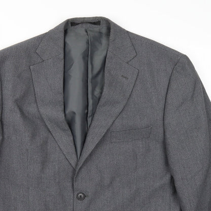 Mens UK Size 42 Marks and Spencer Regular Grey Suit Jacket