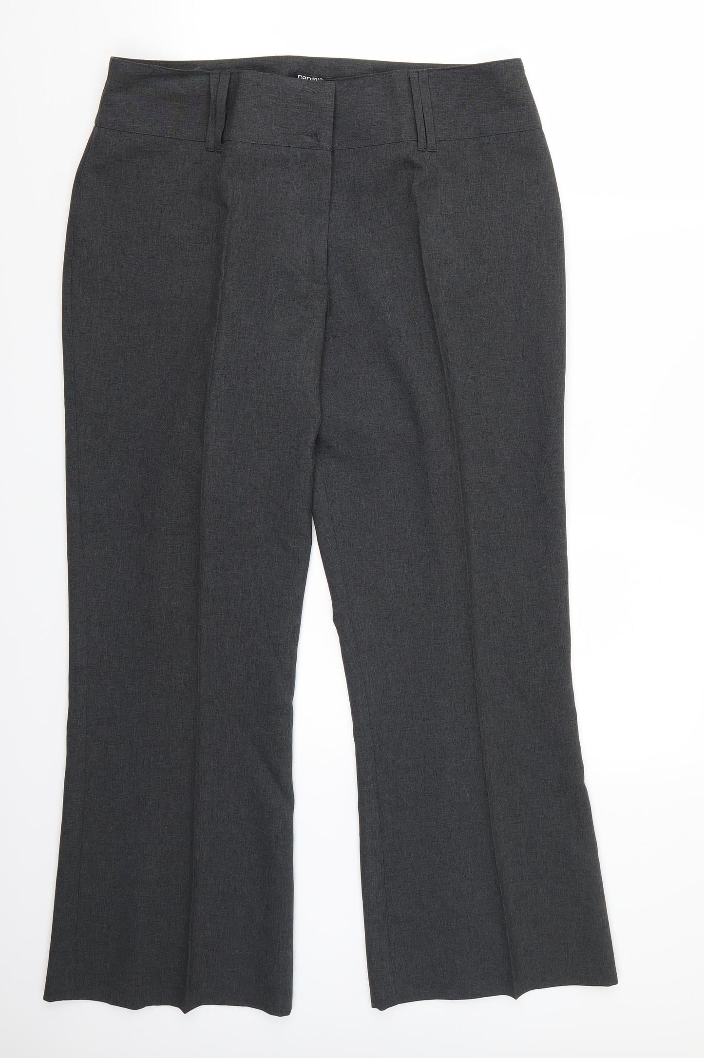 Womens UK Size 14 Papaya Regular Fit  Grey Trousers