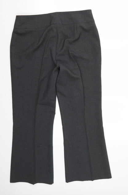 Womens UK Size 14 Papaya Regular Fit  Grey Trousers