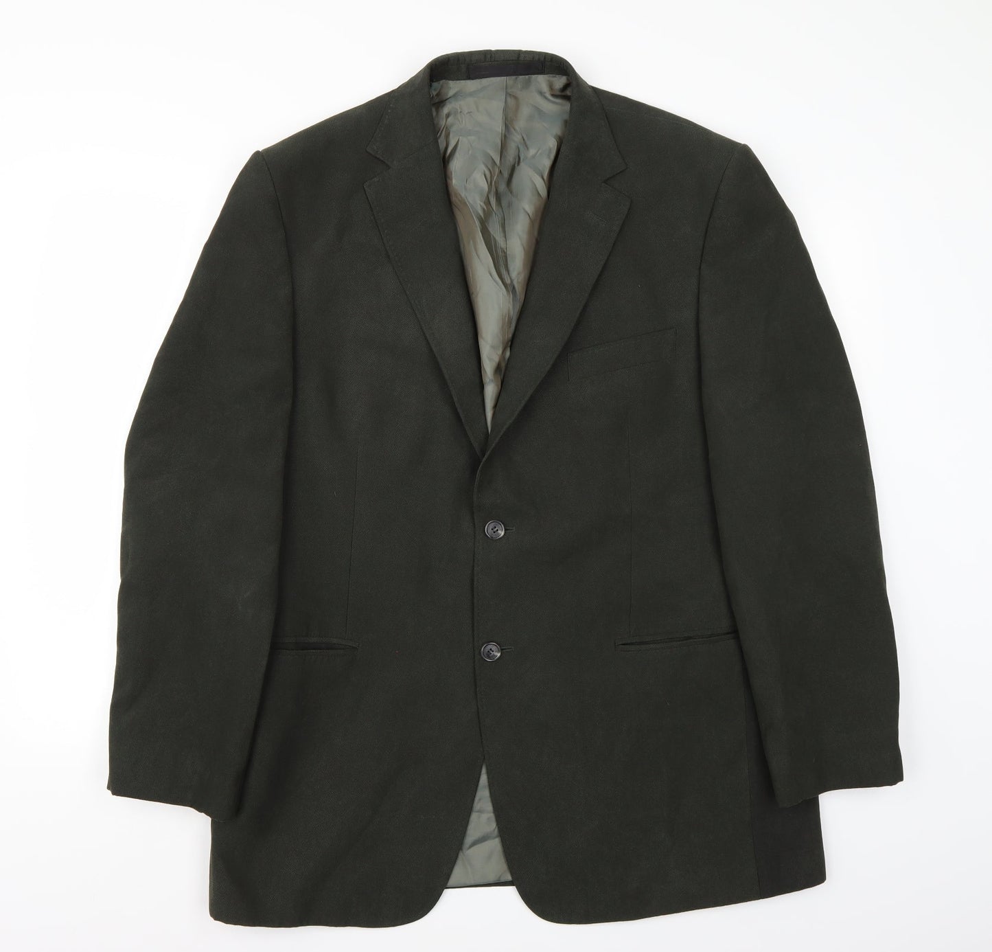 Mens UK Size 42 Marks and Spencer Regular Green Suit Jacket