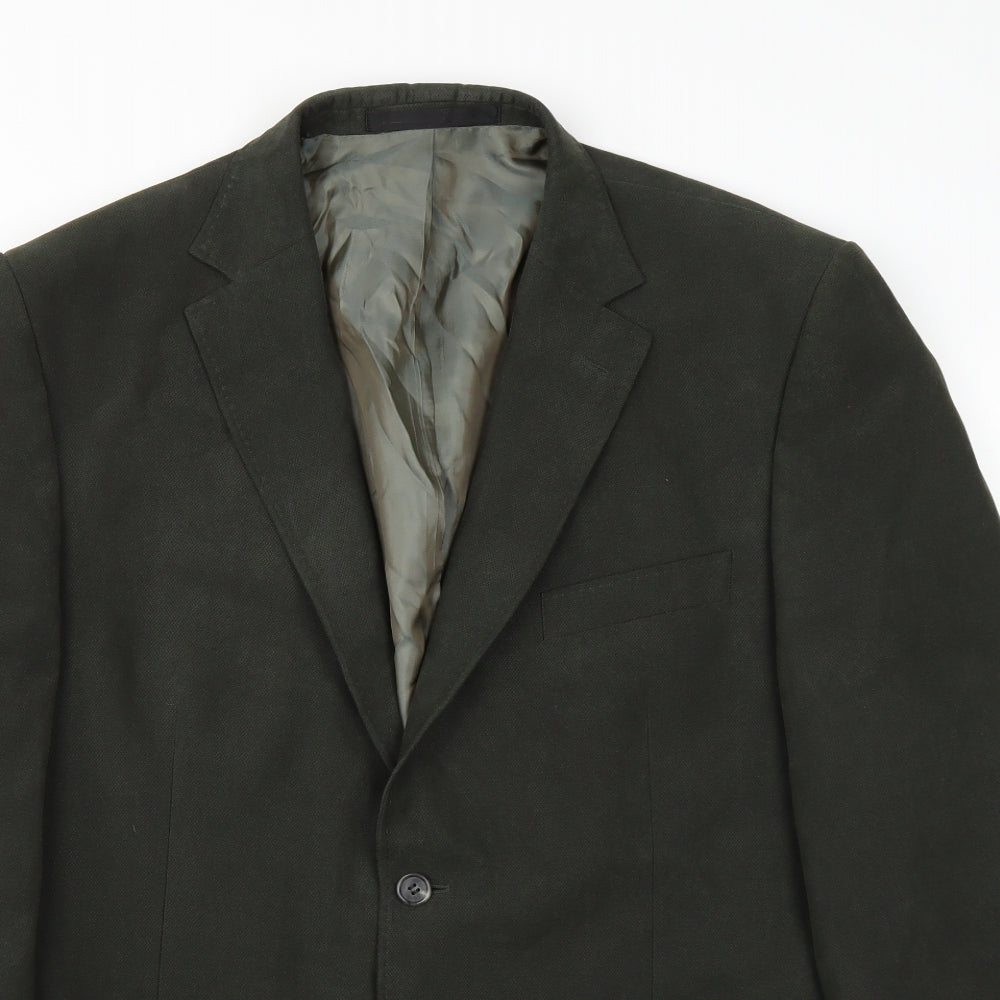Mens UK Size 42 Marks and Spencer Regular Green Suit Jacket