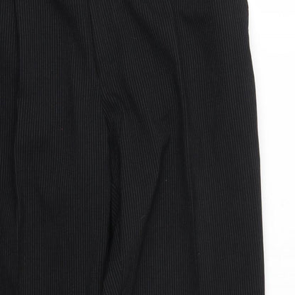NEXT Womens Black Striped  Trousers  Size 34 L31 in
