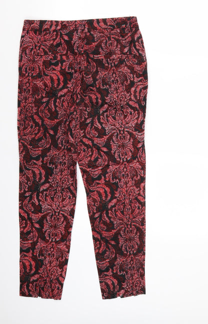 H&M Womens Black   Chino Trousers Size 6 L26 in