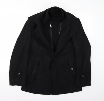 Preworn Womens Black   Jacket Coat Size S