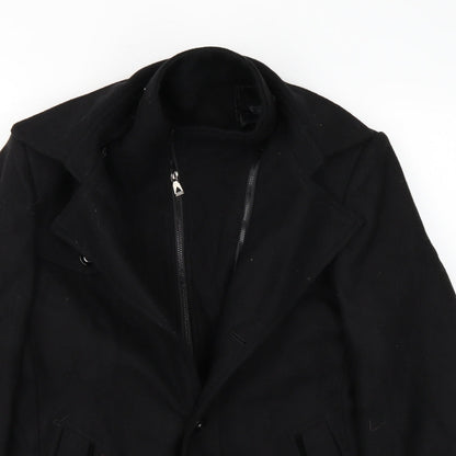Preworn Womens Black   Jacket Coat Size S