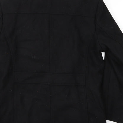 Preworn Womens Black   Jacket Coat Size S