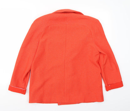 Womens UK Size M Preworn Orange Jacket