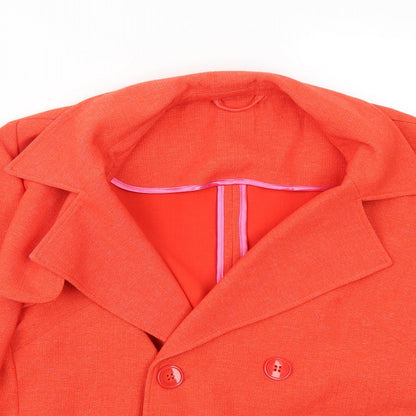 Womens UK Size M Preworn Orange Jacket