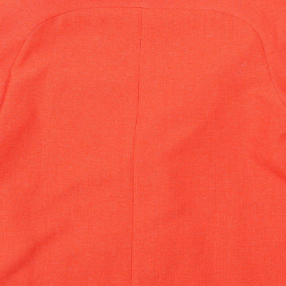 Womens UK Size M Preworn Orange Jacket