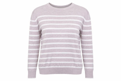Next Womens Multicoloured Striped Knit Pullover Jumper Size 6  - Oversized