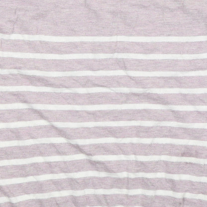 Next Womens Multicoloured Striped Knit Pullover Jumper Size 6  - Oversized