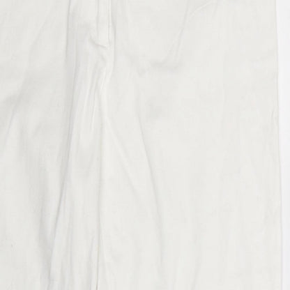 Womens UK Size 12 Libra Slim Fit  White Trousers