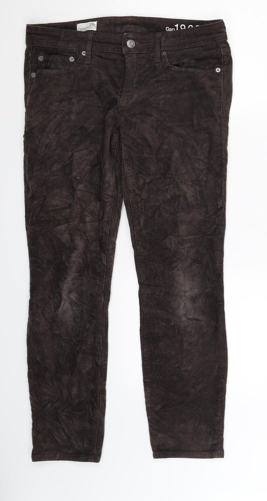 Gap Womens Grey  Corduroy Jegging Trousers Size 32 in L27 in