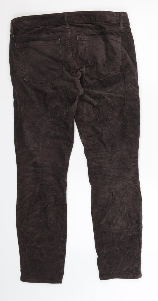 Gap Womens Grey  Corduroy Jegging Trousers Size 32 in L27 in