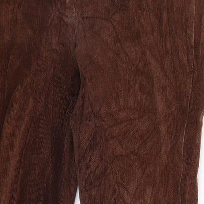 Womens UK Size 32 in Gallop Extra-Slim Fit  Brown Trousers