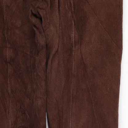 Womens UK Size 32 in Gallop Extra-Slim Fit  Brown Trousers