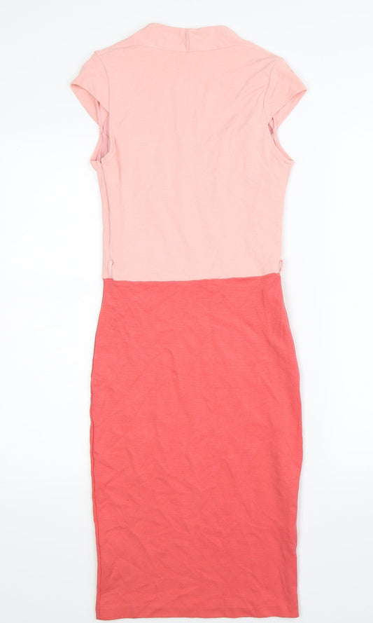 River Island Womens Pink   Bodycon  Size 10