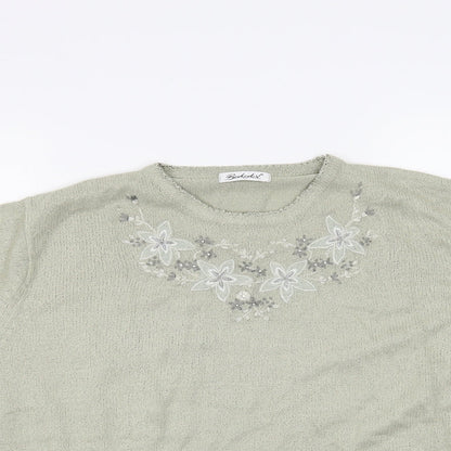 Berkertex Womens Green   Basic T-Shirt Size 14