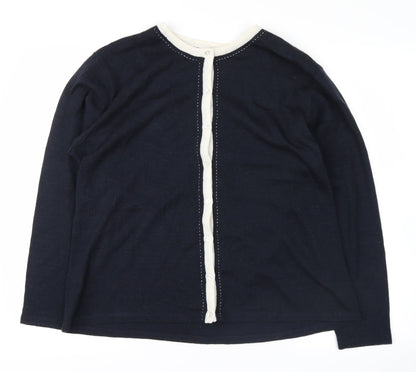 no brand Womens Blue   Cardigan Jumper Size M