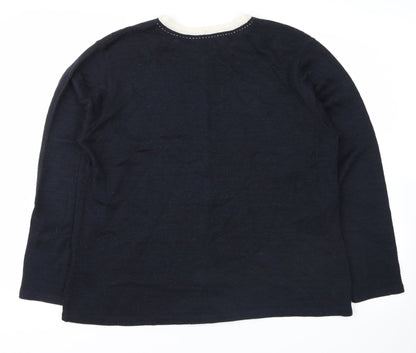 no brand Womens Blue   Cardigan Jumper Size M