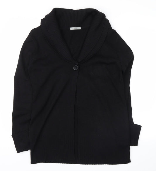 Marks and Spencer Womens Black   Cardigan Jumper Size 10