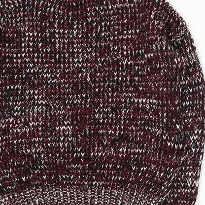 New Look Womens Red  Knit Pullover Jumper Size S