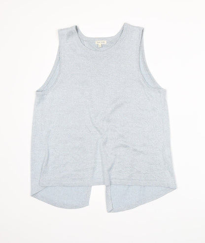River Island Womens Blue  Knit Vest Jumper Size 10