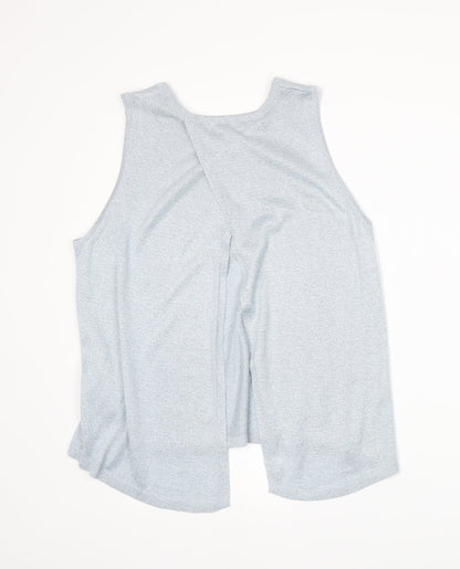 River Island Womens Blue  Knit Vest Jumper Size 10